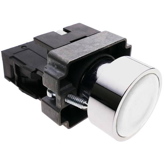 Koppelingsknop 22mm 400V 10A met wit slot