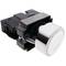 Koppelingsknop 22mm 400V 10A met wit slot