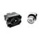 Koppelingsknop 22mm 400V 10A met wit slot