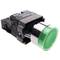 Botão de pressão momentâneo 22mm 1NO 400V 10A normalmente aberto com luz LED verde