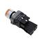 Pulsante interruttore di blocco 22mm 400V 10A con luce a LED arancio