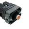 Pulsante interruttore di blocco 22mm 400V 10A con luce a LED arancio