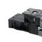 Pulsante interruttore di blocco 22mm 400V 10A con luce a LED bianca