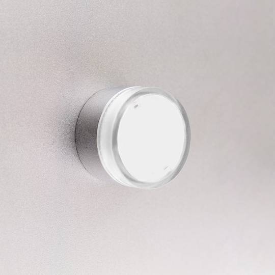 Pulsante interruttore di blocco 22mm 400V 10A con luce a LED bianca