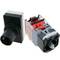 Interruptor de doble pulsador momentáneo 22mm 1NO1NC 500V 10A con bloqueo y luz