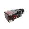 Pulsador de enganche 22mm 220V 10A con luz LED