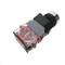 Pulsador de enganche 22mm 220V 10A con luz LED