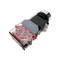 Pulsador de enganche 22mm 220V 10A con luz LED