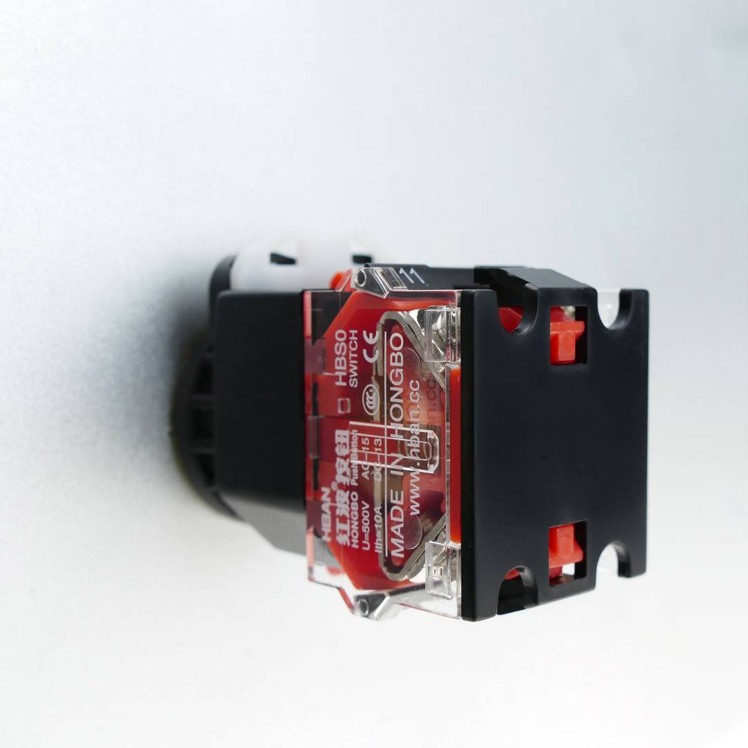 Emergency stop push button 22mm 1NO 1NC 500V 10A with locking mushroom 60mm