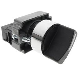 Selector rotatorio de enganche 22mm 400V 10A con bloqueo
