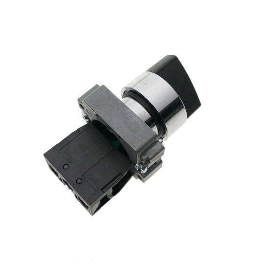 Selector rotatorio momentáneo 22mm 1NO 400V 10A normal abierto