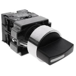 Selector rotatorio momentáneo 22mm 1NO 1NC 400V 10A normal abierto y cerrado