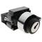 Selector rotatorio de enganche 22mm 400V 10A con bloqueo y llave