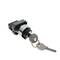 Selector rotatorio de enganche 22mm 400V 10A con bloqueo y llave
