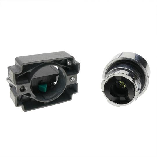 Selector rotatorio de enganche 22mm 400V 10A con bloqueo y llave