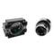 Selector rotatorio de enganche 22mm 400V 10A con bloqueo y llave