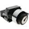 Selector rotatori momentani 22mm 1NO 400V 10A normal obert amb clau