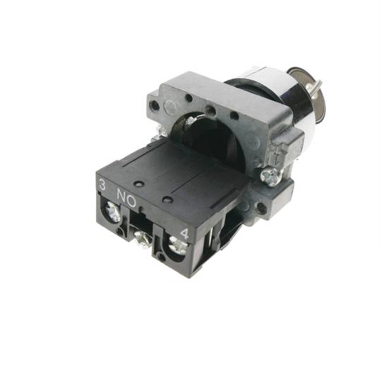 Selector rotatori momentani 22mm 1NO 400V 10A normal obert amb clau