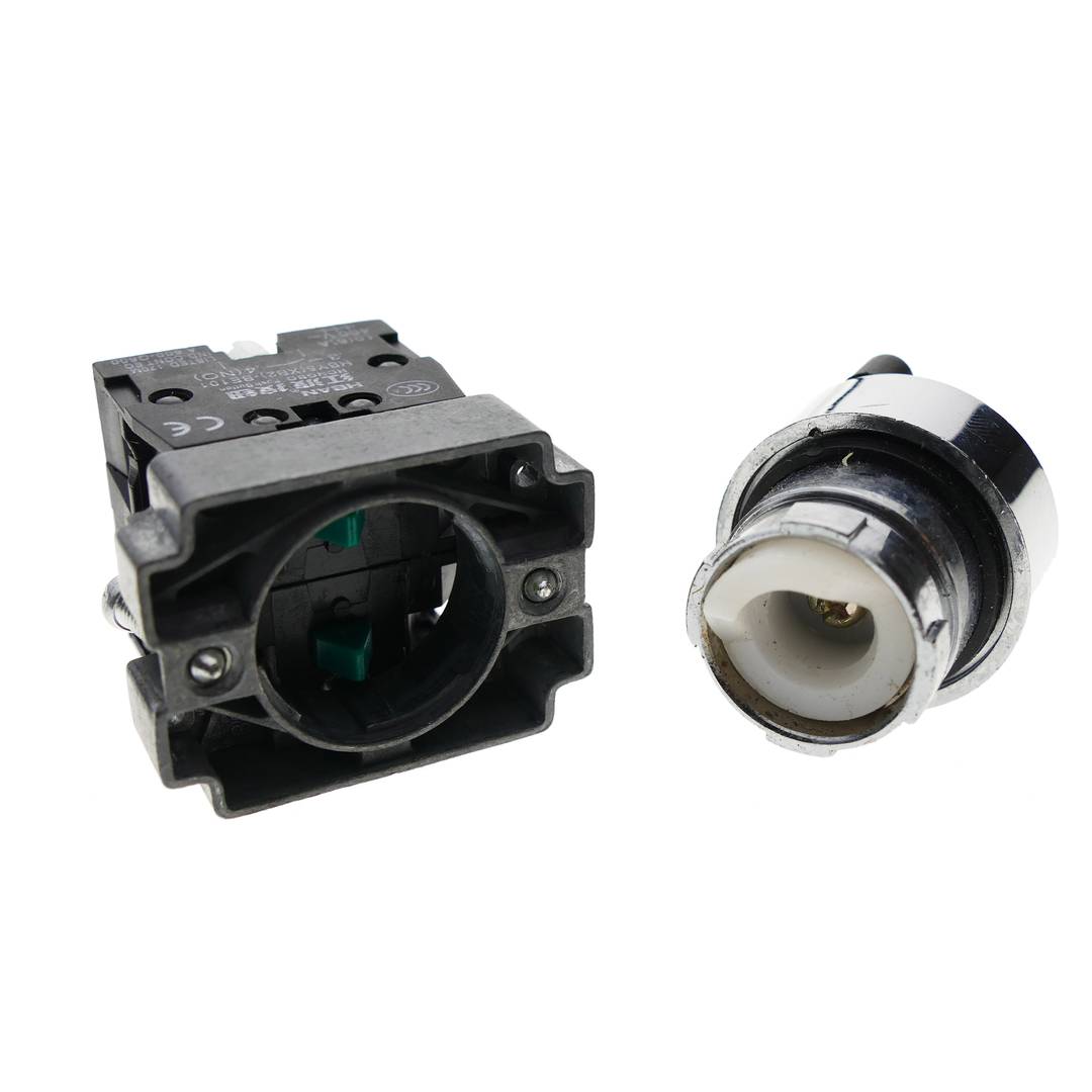 Selettore rotativo momentaneo 3 posizioni 1NO 22mm 400V 10A normalmente aperto con chiave