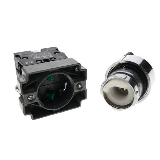Selettore rotativo momentaneo 3 posizioni 1NO 22mm 400V 10A normalmente aperto con chiave