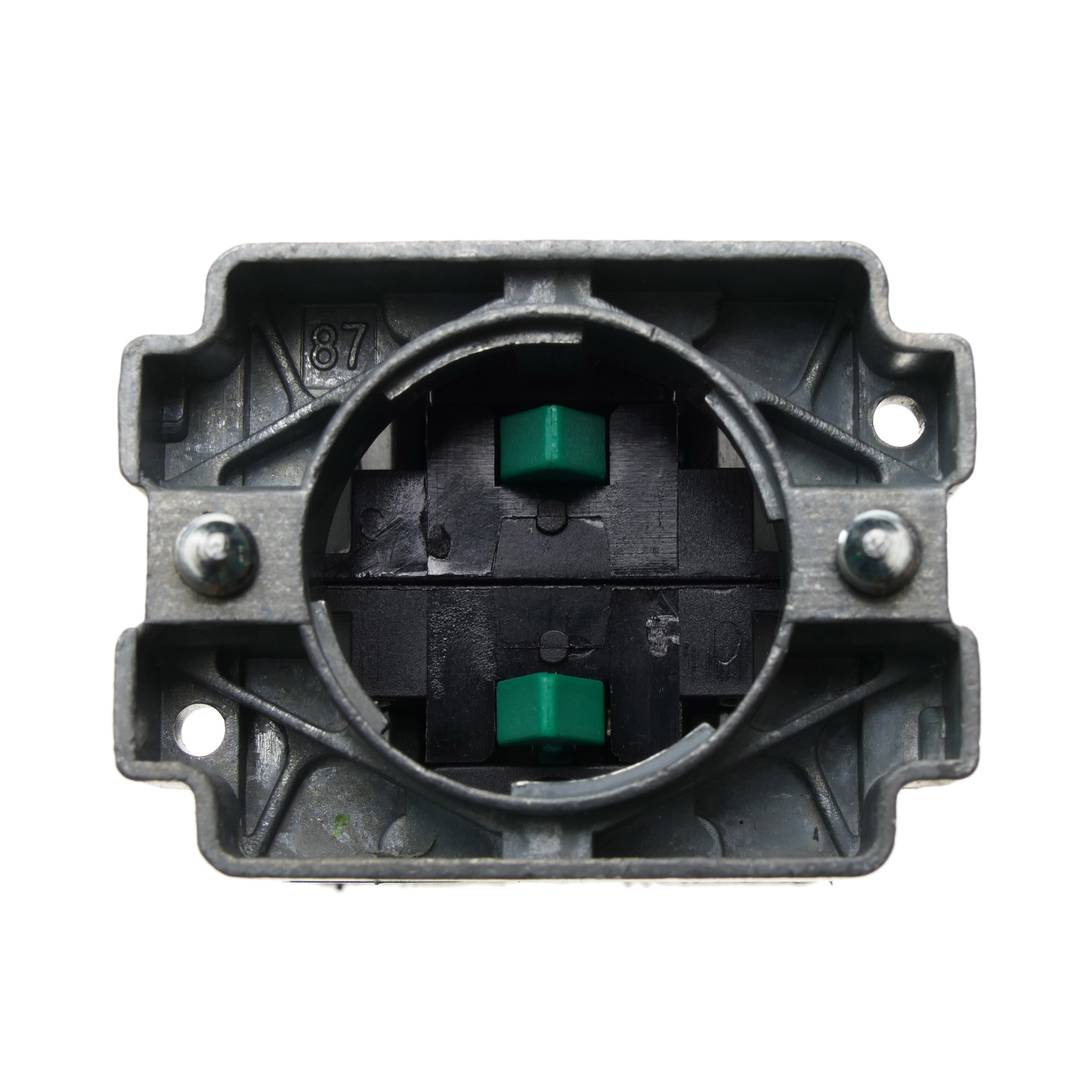Selettore rotativo momentaneo 3 posizioni 1NO 22mm 400V 10A normalmente aperto con chiave