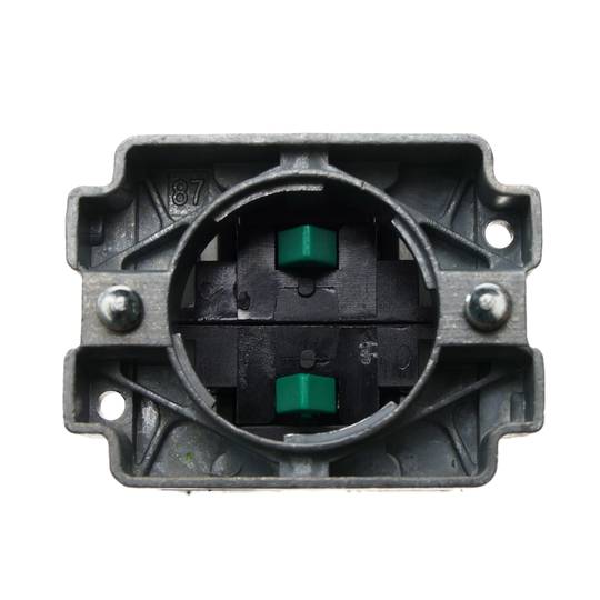 Selettore rotativo momentaneo 3 posizioni 1NO 22mm 400V 10A normalmente aperto con chiave