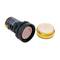 LED Pilot Licht 22mm für Bedienfelder 220 VAC gelb