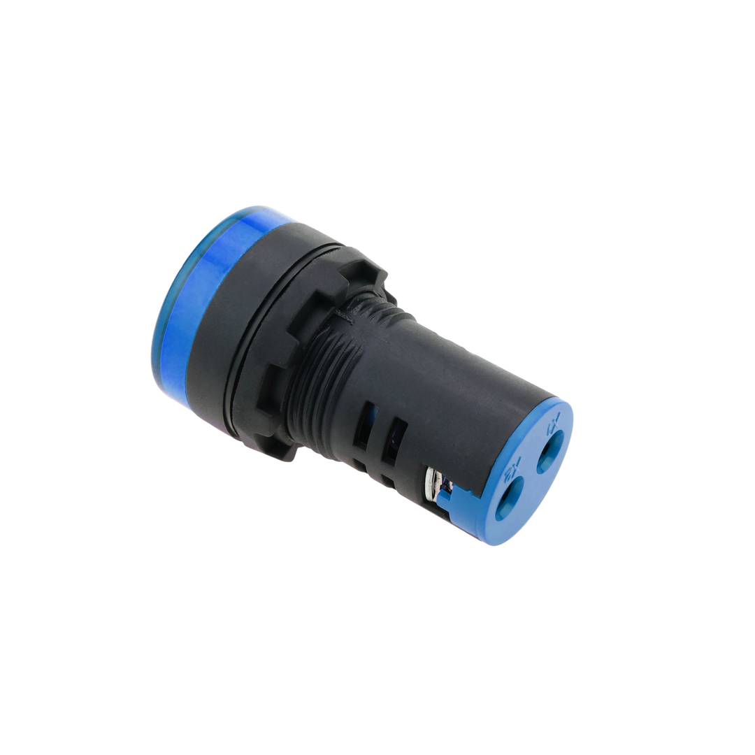 22 mm LED-waakvlam voor 220 VAC blauwe bedieningspanelen