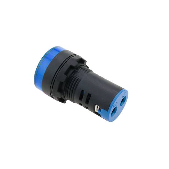 22 mm LED-waakvlam voor 220 VAC blauwe bedieningspanelen