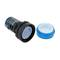 22 mm LED-waakvlam voor 220 VAC blauwe bedieningspanelen