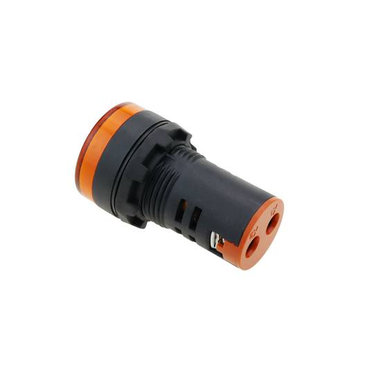 Lampka kontrolna LED 22mm do pomarańczowych paneli kontrolnych 220 VAC