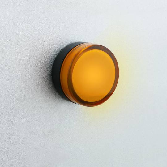 Lampka kontrolna LED 22mm do pomarańczowych paneli kontrolnych 220 VAC