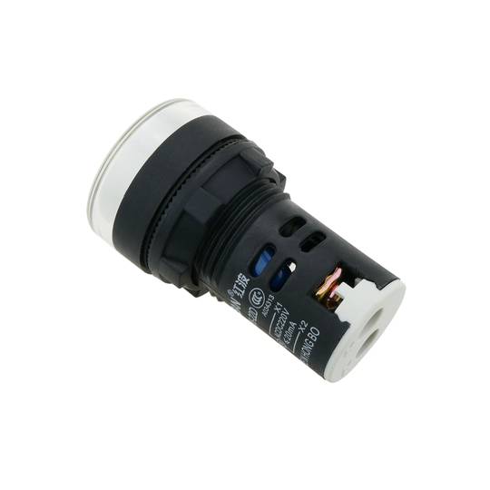 LED Pilot Licht 22mm für Bedienfelder 220 VAC weiß