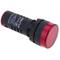 Pilote LED indicateur clignotant 22mm 220 VAC pour panneaux de contrôle lumiere rouge