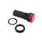 Pilote LED indicateur clignotant 22mm 220 VAC pour panneaux de contrôle lumiere rouge