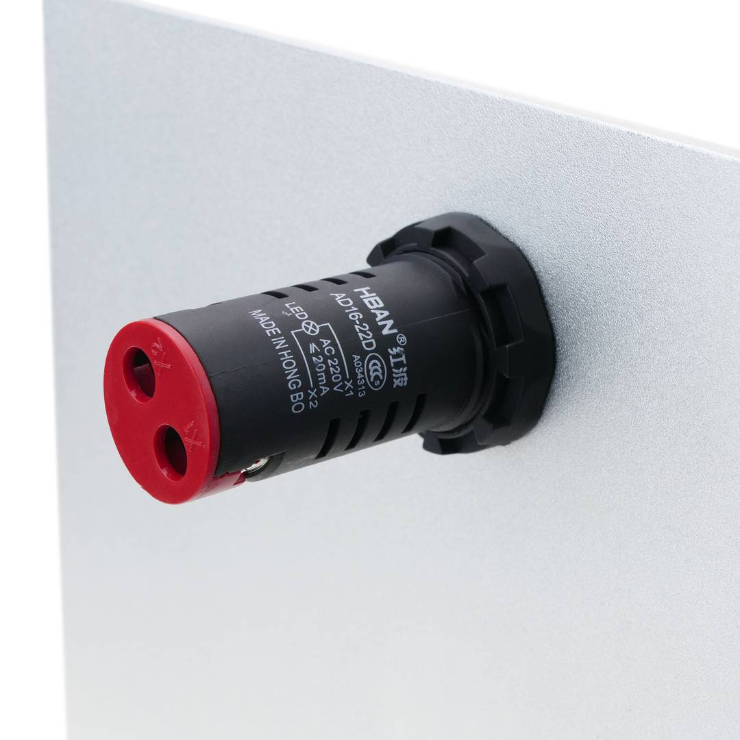 Pilote LED indicateur clignotant 22mm 220 VAC pour panneaux de contrôle lumiere rouge