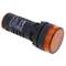 Llum pilot LED intermitent de 22 mm per panells de control 220 VAC taronja