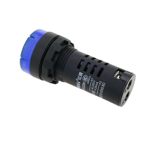 Buzzer 22mm 220 VAC pour panneaux de commande signal sonore bleu