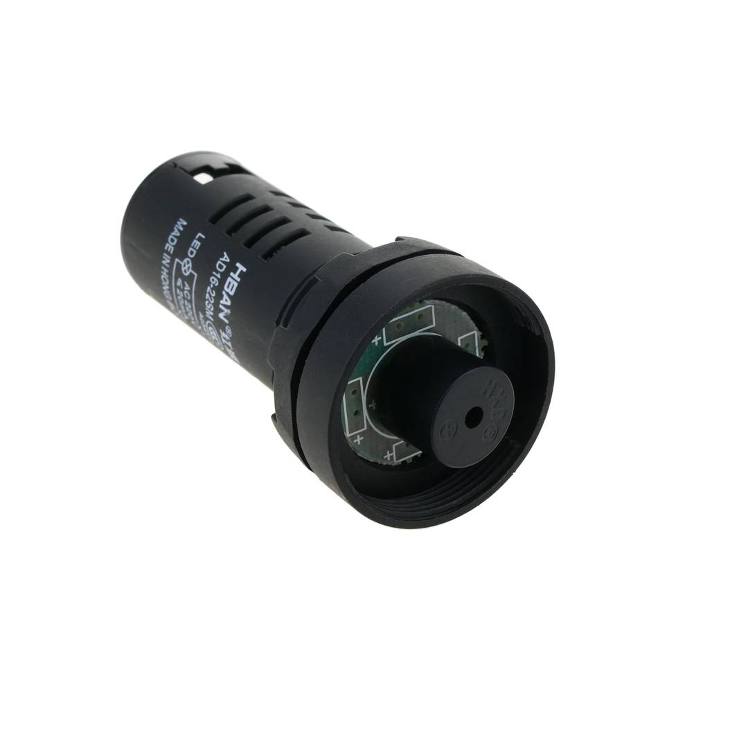Buzzer 22mm 220 VAC pour panneaux de commande signal sonore bleu