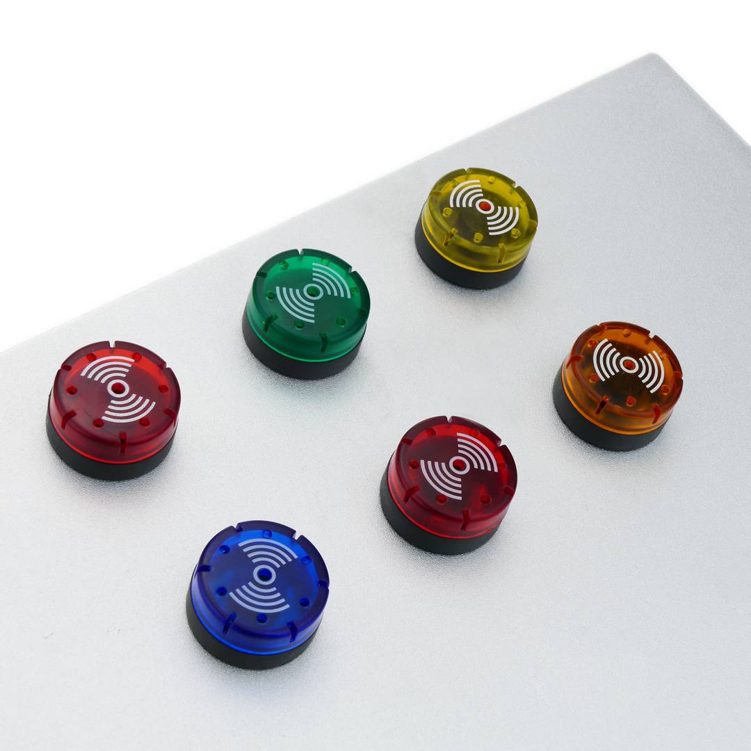 Zumbador de 22 mm para paneles de control 220 VAC naranja señal acústica