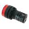 Pilote LED indicateur clignotant avec buzzer-alarme 22mm 220 VAC pour panneaux lumiere rouge