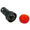 Pilote LED indicateur clignotant avec buzzer-alarme 22mm 220 VAC pour panneaux lumiere rouge