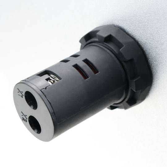 LED knipperend waakvlam met 22 mm zoemer voor bedieningspanelen 220 VAC oranje