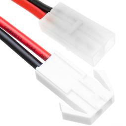 Cabo adaptador compatível com Tamiya macho para MiniTamiya macho cruz 200mm