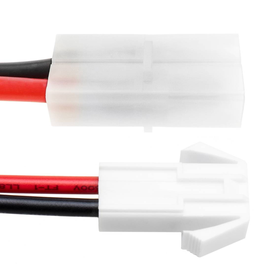 Câble adaptateur compatible avec mâle Tamiya à MiniTamiya mâle croisé 200mm
