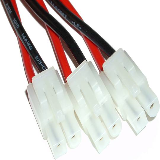 Adapter Kabel kompatibel mit Tamiya serielle 1 x Stecker zu 3 x Buchse 300mm