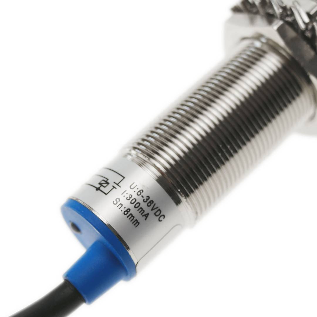 Interruptor sensor de proximidade indutivo 6-36 VDC PNP NO M18 Sn:8mm