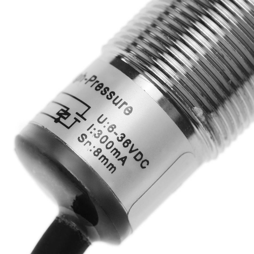 Sensor proximitat inductiu llarga distància 6-36 VDC PNP NO M18 Sn: 8 mm