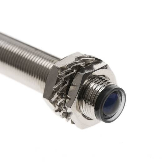 Interruptor sensor cèlu·la fotoeléctrica NPN NO 10-36VDC M12 3m barrera