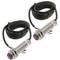 Interruptor sensor célula fotoeléctrica PNP NO+NC 10-36VDC M18 5m barreira